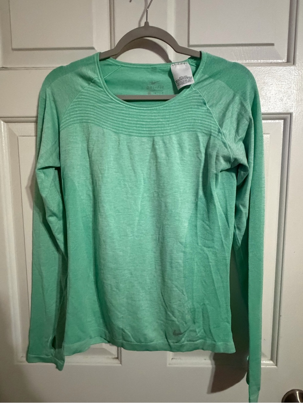 Nike Long-Sleeve Top in Mint Green